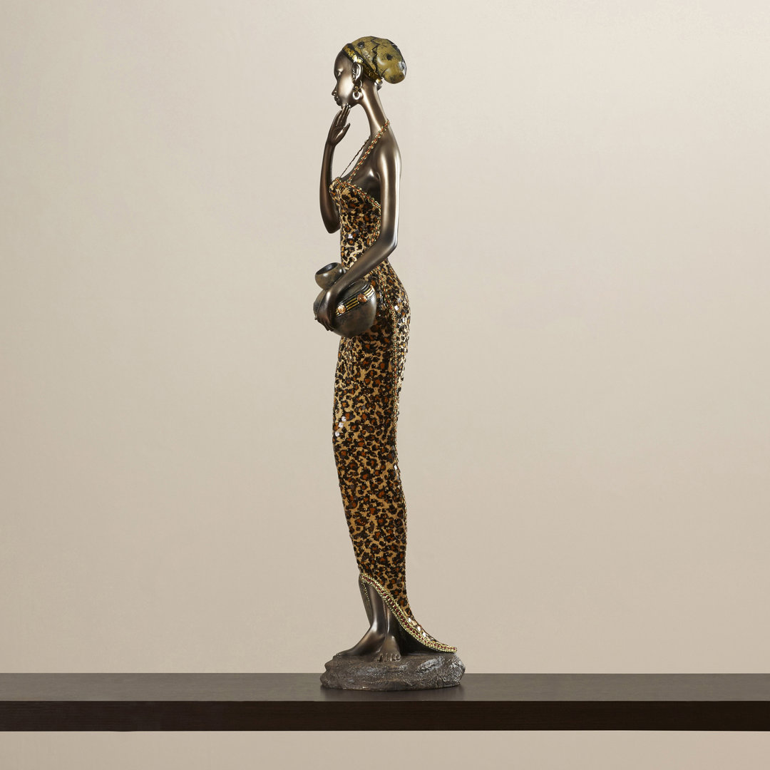 Thornlie African Water Gatherer Statue World Menagerie