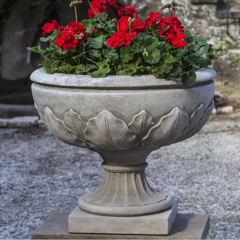 Newport Mansions Handmade Planter, Alpine Stone
