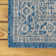 Moten Medallion Textured Weave Navy/Gray Indoor/Outdoor Rug
