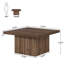 Pedestal Coffee Table-1117873577