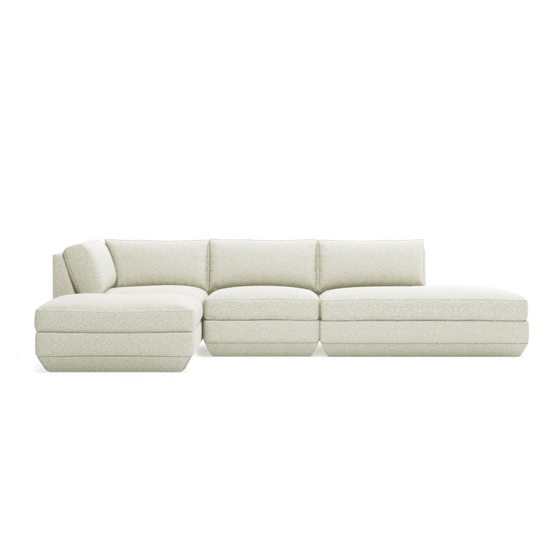 Podium 4 PC Lounge Sectional B, Copenhagen Fossil