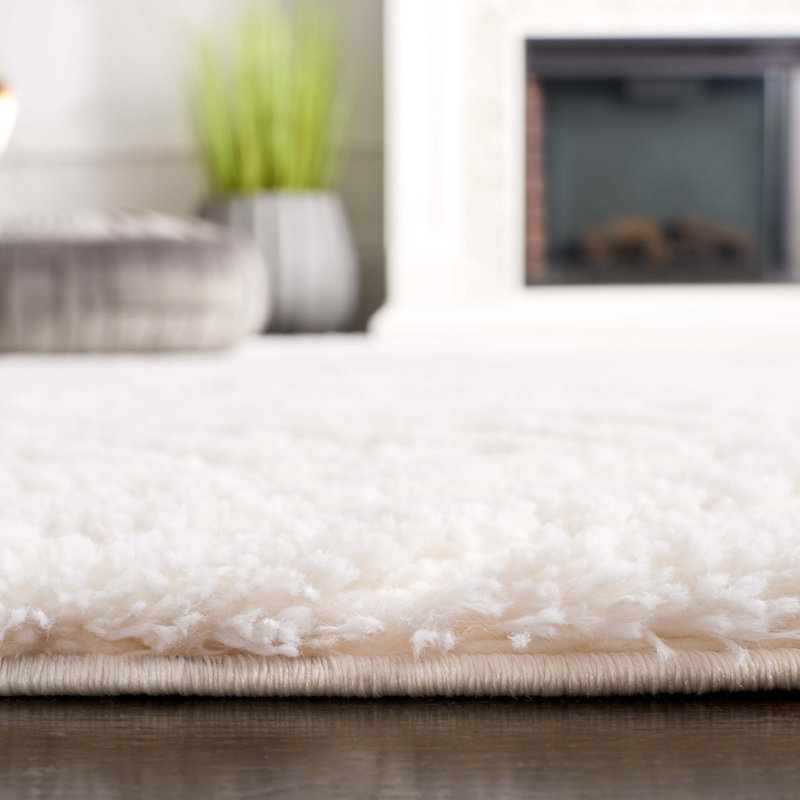 Tahoe Shag Performance Solid Color Rug, Rectangle 5' x 7'