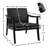 Karthika Faux Leather Armchair-1340482664