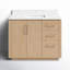 Meuble-lavabo simple 42 po avec plateau en pierre composite Cloverfield-93496152-93496153