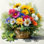 «Wildflower Cosmos», art mural sur toile tendue