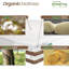 Matelas Colva - Lit de couchage confortable moyen en latex de coco et coco 10 po 4 couches sans poussière-111992518