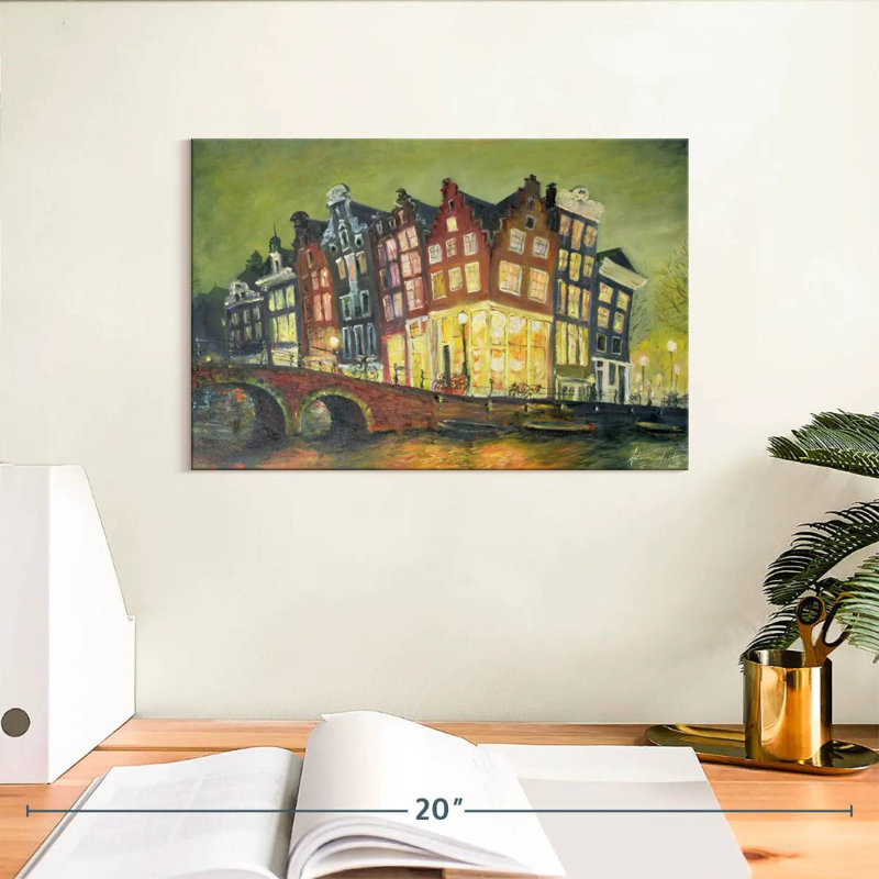 Sirci, lumières vives, Amsterdam, H 8 po x l 12 po