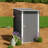 Lockable Storage Sheds, Galvanized Steel Modern Lean To For Home Yard