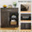 Leawood 31.9" Sideboard Buffet Cabinet with 2 Doors and 1 Drawer-676690829