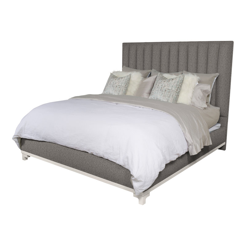 Jemma Upholstered Bed, King, Kempsey Sheepskin, Casa Blanca