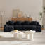 Ensemble de canapé-lit modulaire en forme de U de 135,4 po avec canapé-lit modulaire surdimensionné en forme de U et canapé convertible 4 pièces sans siège avec 2 repose-pieds et 4 coussins pour le salon