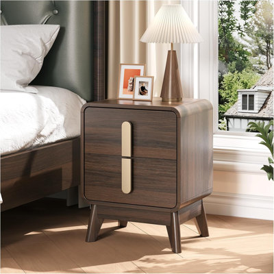 Modern Style Bedside Table With Drawers