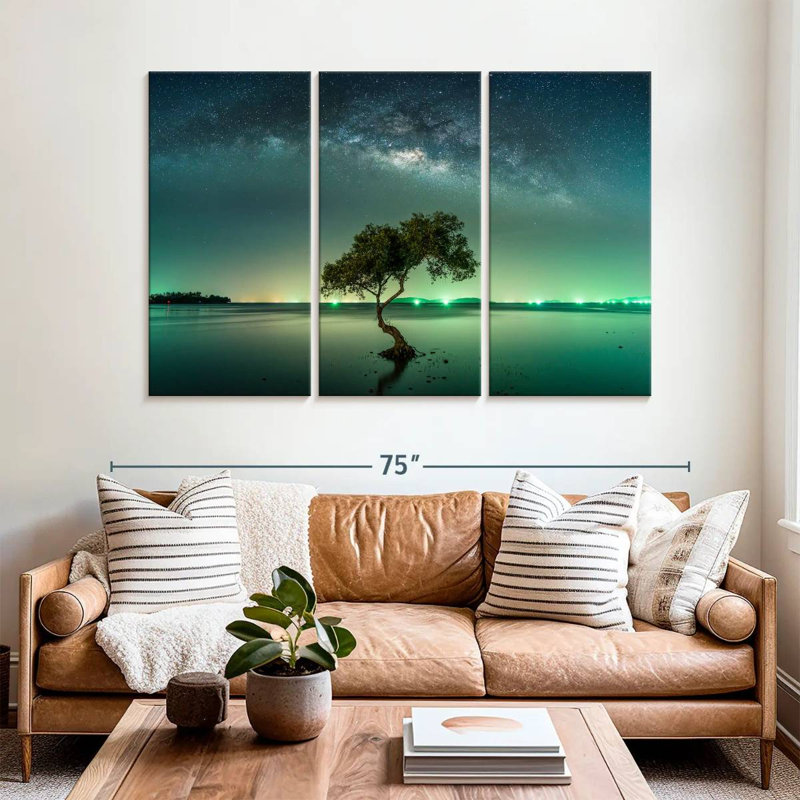 Oberle Milky Way Over Tree, 42" H x 65" W