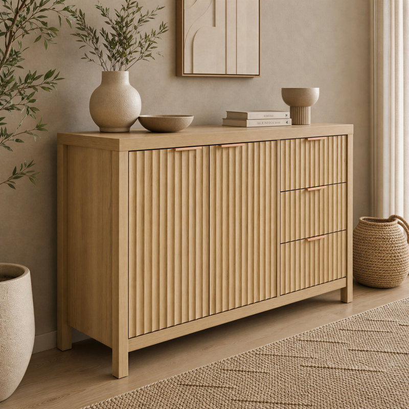119cm Sideboard, Sand Oak