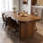 Tan Rectangular Solid Wood Butterfly Leaf  Dining Table-1802053018