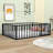  Denayah Metal Platform Bed with Fence and Door-233354925-233354924