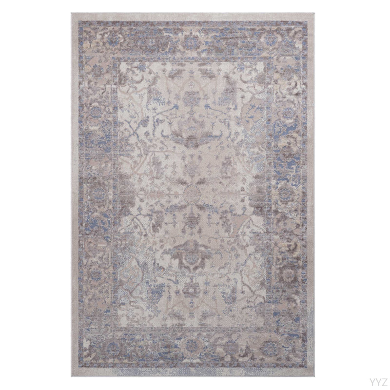 LOOM & LUXE Collection 5X7 Brown/Beige /Traditional Non-Shedding Living Room Bedroom Dining Home Office Stylish And Stain Resistant Area Rug