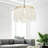 1 - Light Unique/Statement Feather Pendant Nordic Art Ceiling Light Chandelier