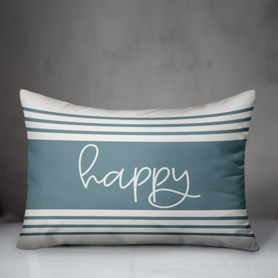 Striped Outdoor Throw Pillow