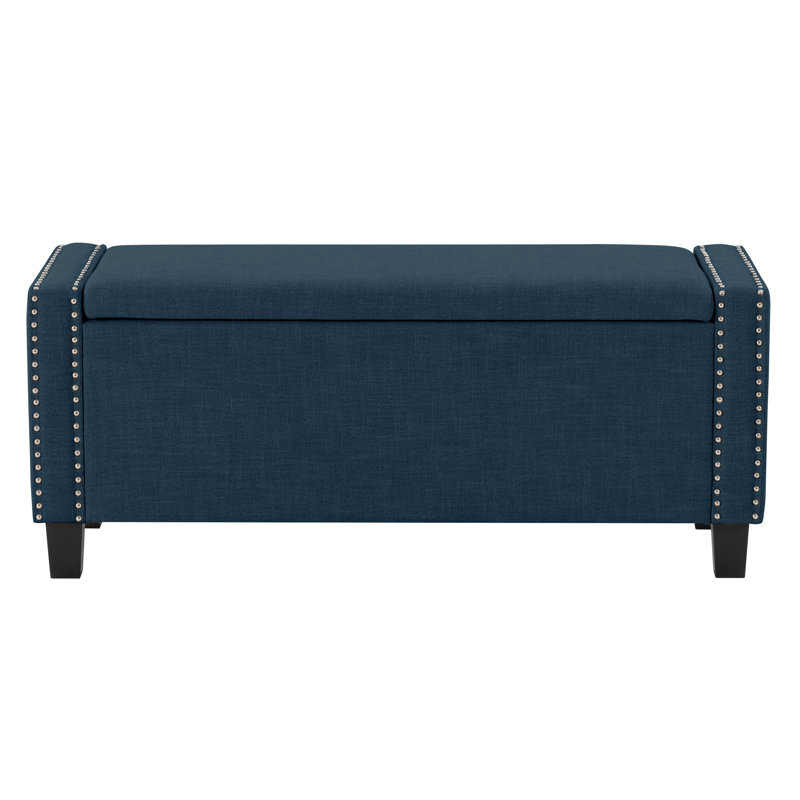 Banc de rangement Thane, Bleu marine