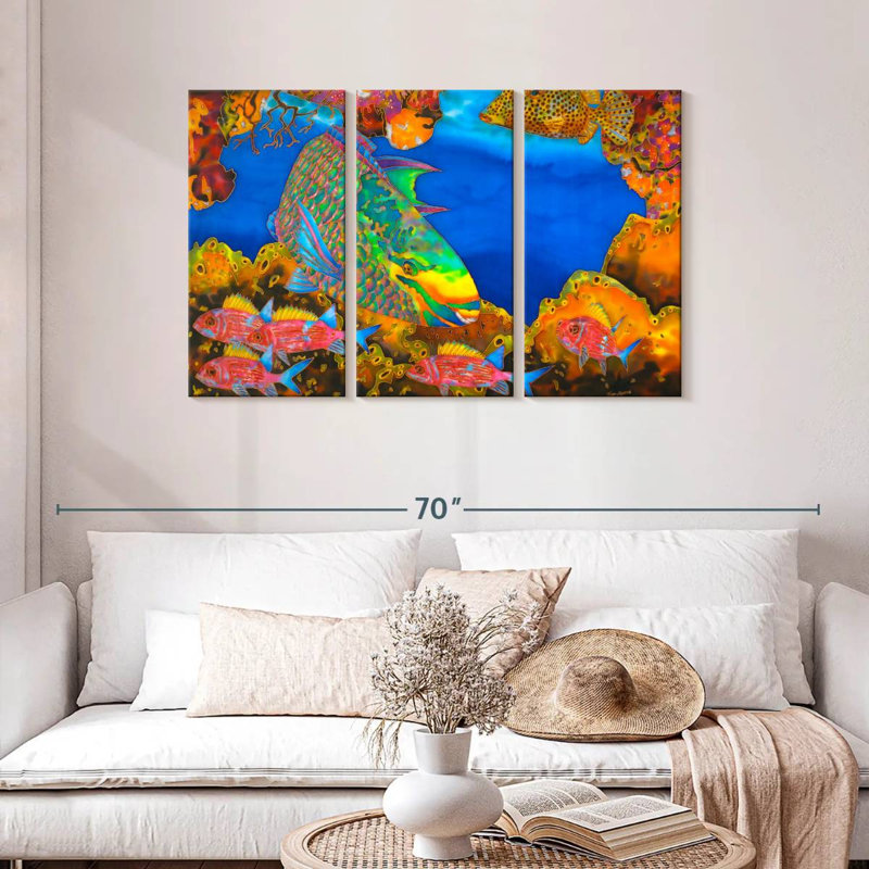 Under Jade Mountain, 28" H x 45" W