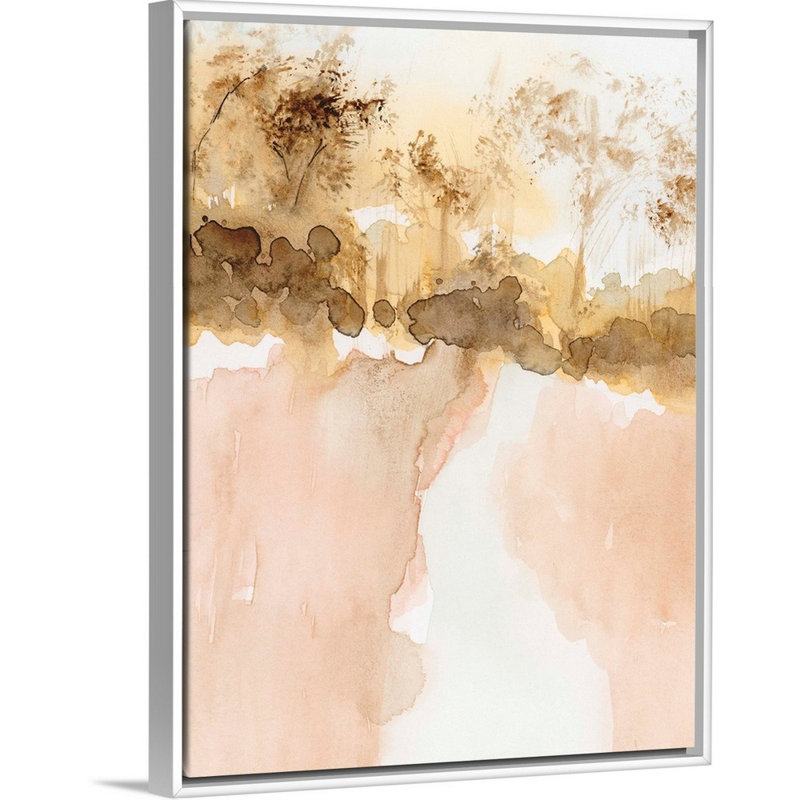 «Sun Kissed Earth I» par Victoria Barnes - reproduction d'art, Toile blanche encadrée, H 42 po x l 32 po x P 1,75 po
