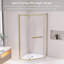 Porte de douche de coin Neo-Angle H 36 po x l 36 po x H 72 po Neo-Angle
