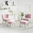 Upholstered Side Chair with Ottoman-2017370342
