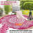 6Ft Round Outdoor Patio Rug Reversible Plastic Straw Rug Lightweight Waterproof Camping Mat for Outdoor Porch Deck Backyard RV-820894641-820894652