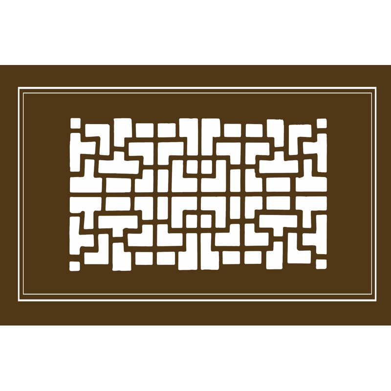 Shoji Screen In Brown III by Vision Studio - Wrapped Canvas Print, 76cm H x 51cm W x 3.8cm D