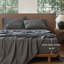 Drap-housse MooMee 100% coton lavé extra profond-107672083-107672093