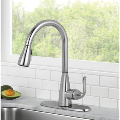 Grenville Pull-Down Touch Single Handle Kitchen Faucet