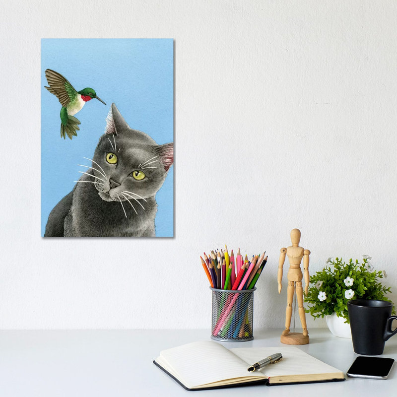 There's A Humming In My Ear by Tracy Lizotte - Wrapped Canvas Print, 20.32 cm H x 30.48 cm W
