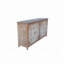 Armoire de rangement décorative avec 4 portes