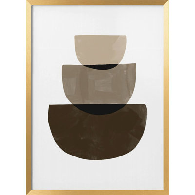 "Sapes of Abstract", art mural texturé encadré