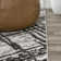 Tapis noir / gris à motif abstrait moderne Black mun