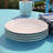 Red Vanilla Marble 8.25" Salad Plate