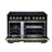 Valente 48" Dual Fuel range in Black-128625769