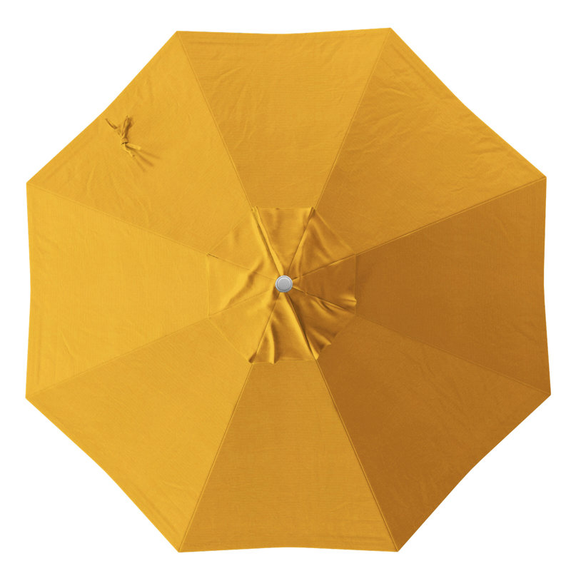 Parasol de marché 9 pi, Toile jaune performance