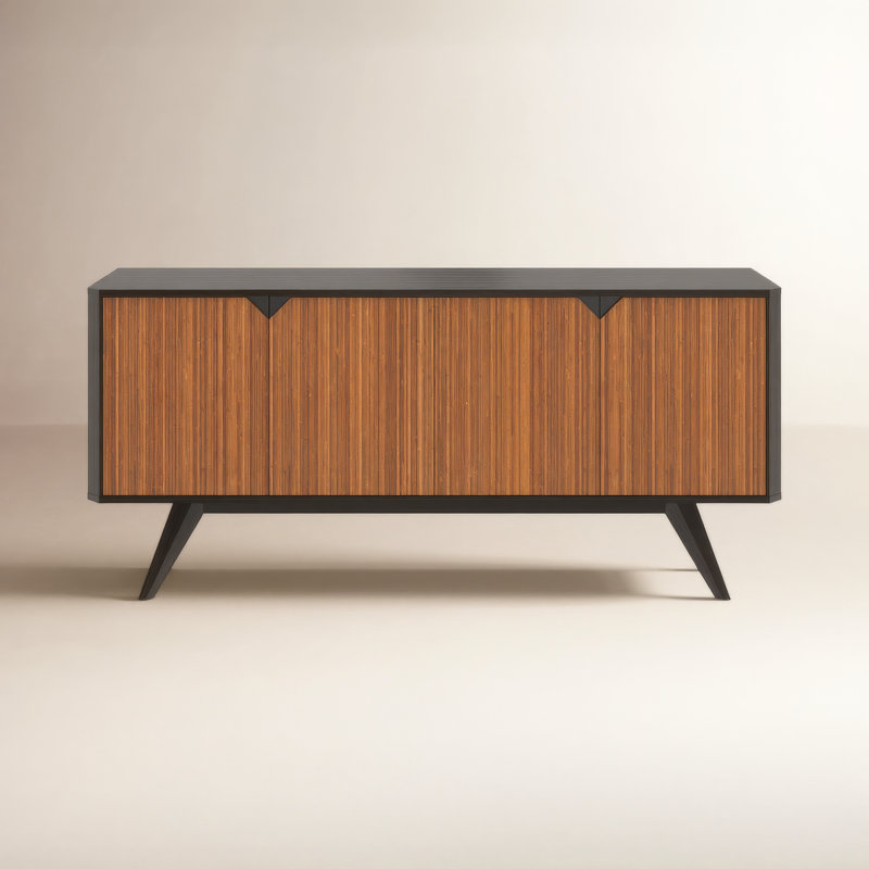 Buffet en bambou massif Geffrey