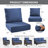 Allo 24"X24"X6" Thick Cushions & Pillows Set - Deep Seat Indoor/Outdoor Water & Fade Resistant-778723635-779767194
