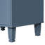 Meuble-lavabo 24 po avec lavabo, armoire de salle de bain avec tablette de porte, tiroir profond, panier coulissant à 2 niveaux, structure en bois massif et panneau de fibres à densité moyenne, un paquet, bleu gris-726827320