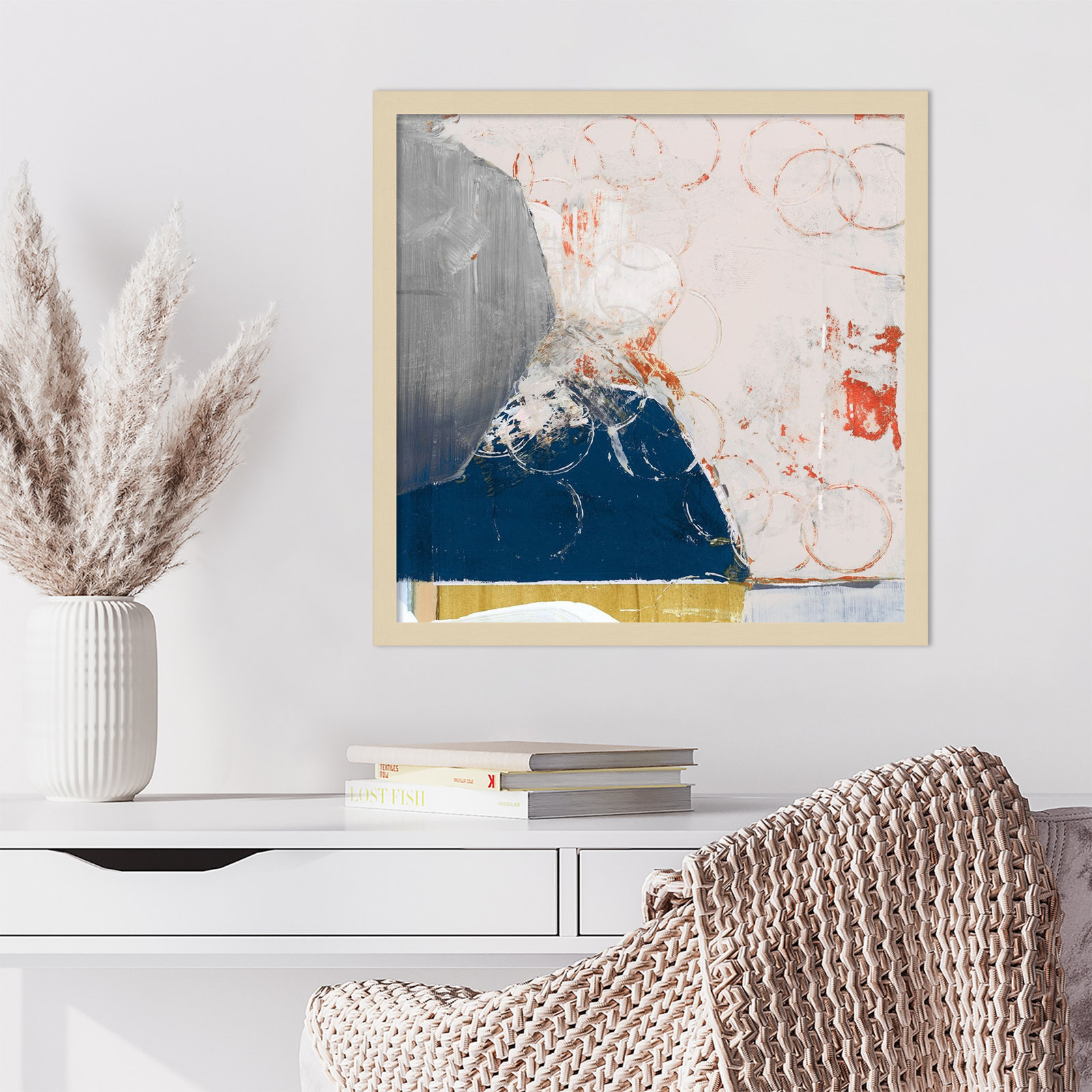 Gilpin "Beautiful Mess No. 2" Print, 21" H x 21" W, Brown