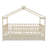 Full Size House Bed Solid Wood Trundle Space Saving By RIDGEPOLE Natural-1879109293-1879109283