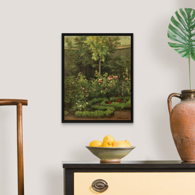 Reproduction d’art sur toile « A Rose Garden » par Camille Pissarro