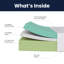 Matelas en mousse viscoélastique 3 couches Green Tea-788190307