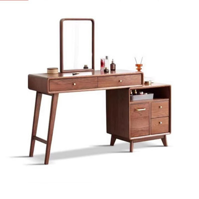 Coiffeuse avec miroir, 6 tiroirs