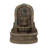 29" Outdoor Weather Resistant Fountain With Light Traditional Hand Crafted Floor Fountain for Garden