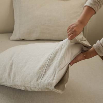 Linen Embroidery Sheet Set