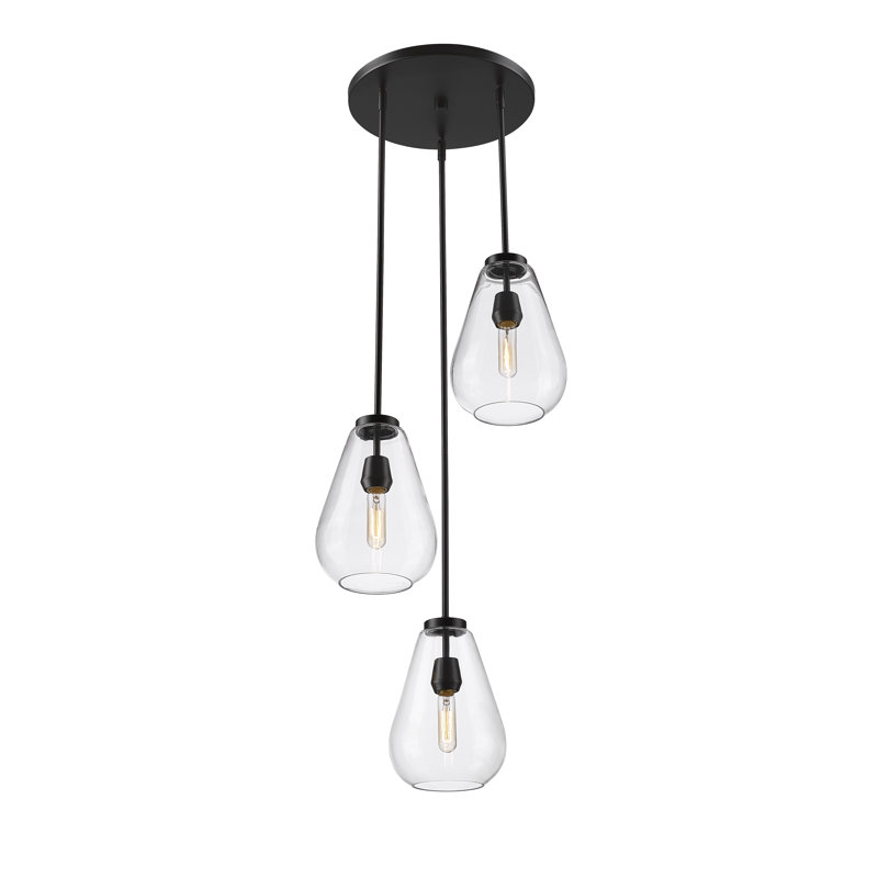 Lustre à 3 lumières Placia Placia